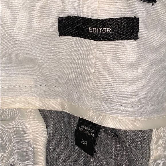 EXPRESS Editor Gray Trouser Pant 2 Regular EUC - Picture 3 of 10